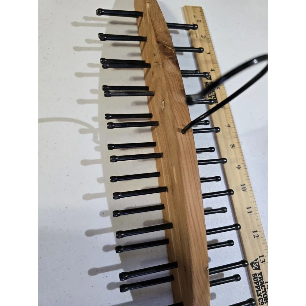 Heavy Duty Cedar Wood Tie Hanger Belt Rack Closet Organizer 42 Pegs
